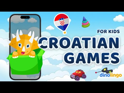 Online Croatian Games for kids - Click and tell online game - Learn Croatian for kids - Dinolingo