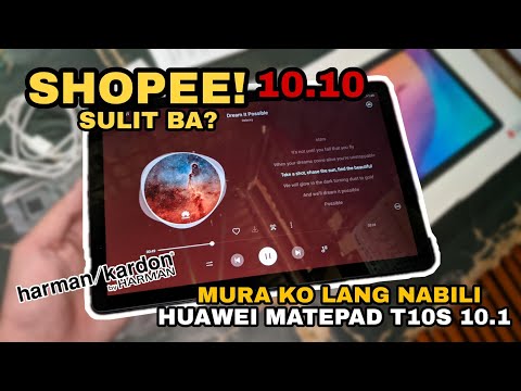 Huawei Matepad T10S 10.1 Unboxing | Shopee 10.10 - Tablet for Designing, Drawing, Sketching