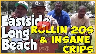 Long Beach 20s Crips with Insane Crip together at Veterans Park (pt.1of2)