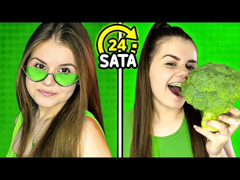 24 SATA SAMO ZELENA BOJA