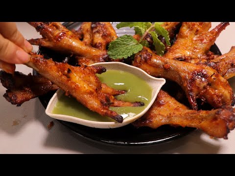 Cách làm Chân Gà Nướng Satế da rất giòn, thấm vị và không bị khô | Chicken Feet Recipes