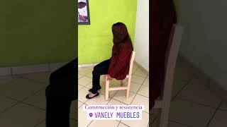 Resistencia Silla Restaurantera Muebles Vanely - Silla uso rudo para restaurantes
