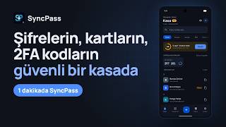 SyncPass: Şifrelerin, kartların ve 2FA kodların güvenli bir kasada (Android + Wi