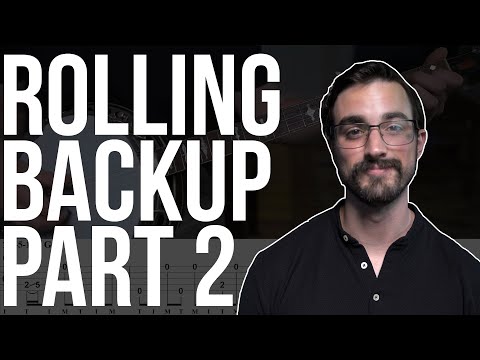 Basic Rolling Backup Part 2! // Bluegrass Banjo Lesson
