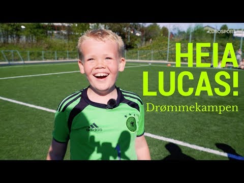 Modige LUCAS skal spille Drømmekampen!
