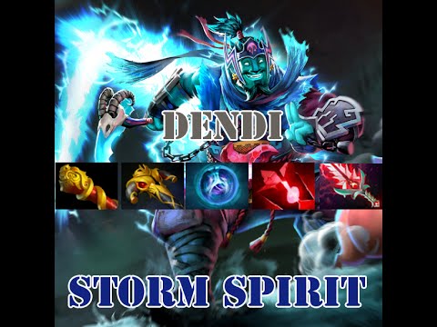 Dota 2 Storm Spirit carries his team By Dendi — gameplay | pro | guide