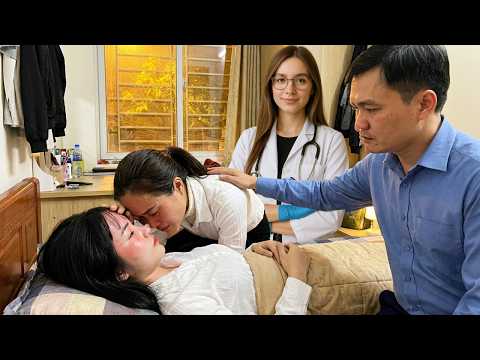 Mai's younger sister is sick. Mai is crying, and Robert is very worried #greenforestlife