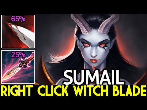SUMAIL [Queen of Pain] Right Click Boss 90% Slow with Witch Blade Dota 2