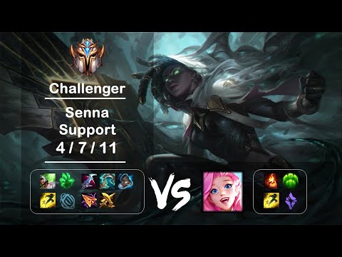 [4K] KR Challenger Support Senna vs Seraphine Ep.1761