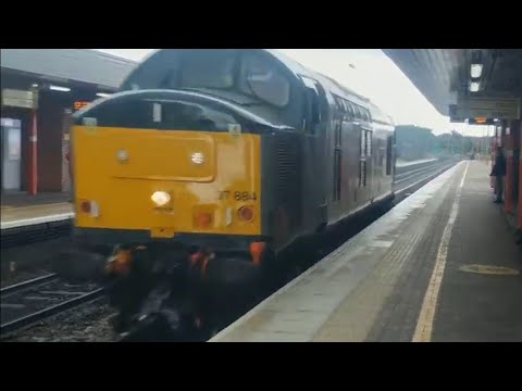 Rail Operations Group 37884 storms through Wigan North Western