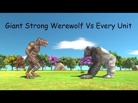 Giant Strong Werewolf Vs Every Unit ARBS |Animal Revolt Battle Simulator