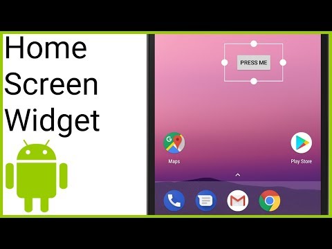 Simple App Widget Android Studio Tutorial