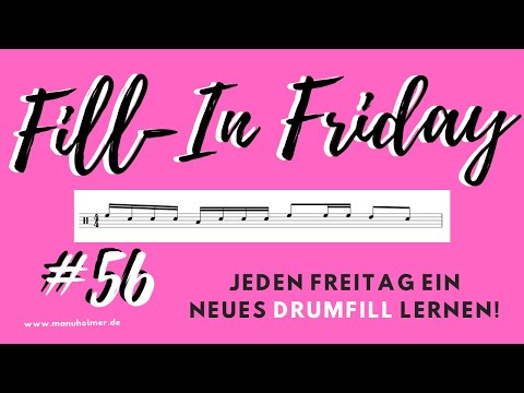 Fill-In Friday 56 - Schlagzeug Übergang - jeden Freitag ein neues Drumfill lernen [E-drums Anfänger]