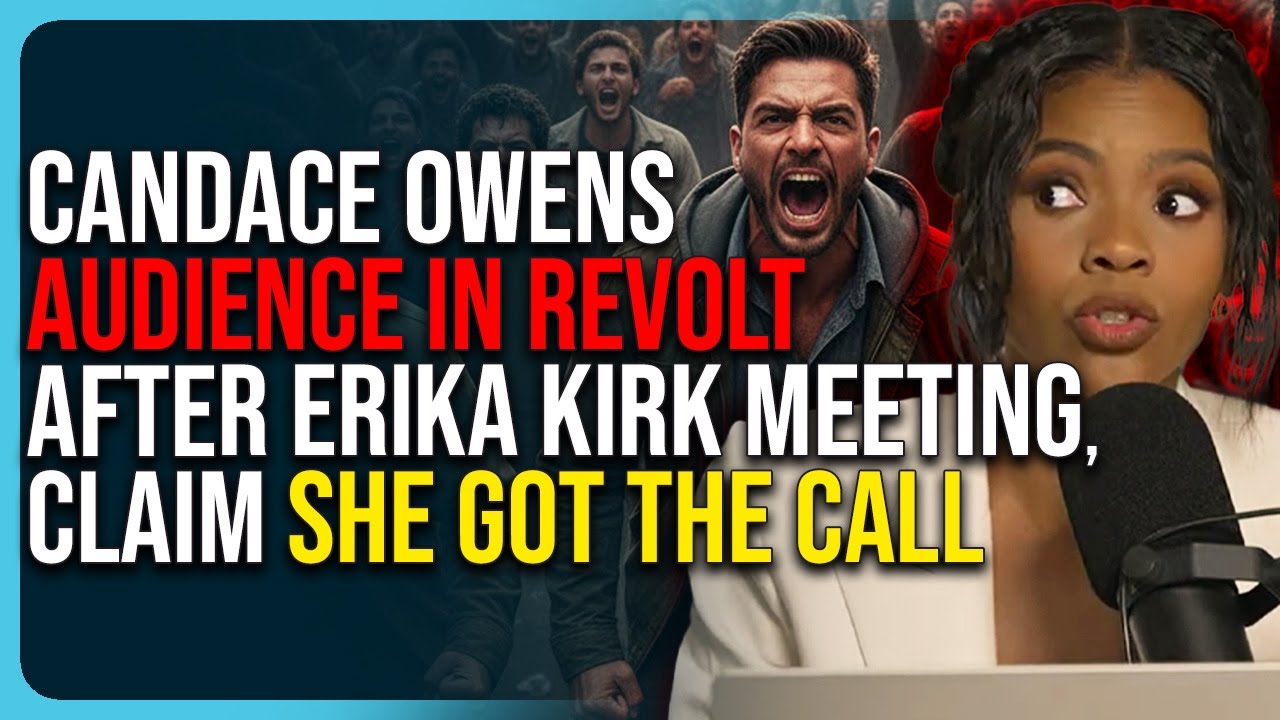 Candace Owens Audience In Revolt After Erika Kirk Meeting, Claim She Got The Call