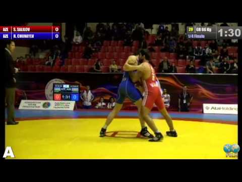 GGP2013 / Sakit JALILOV (AZE) - Rasul CHUNAYEV (AZE) - GR 66 kg 1/4 final match