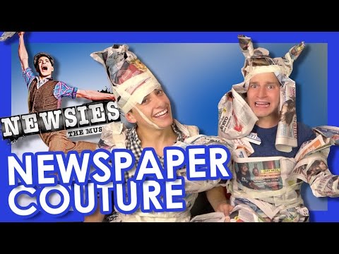 Newspaper Couture w/ Josh Burrage | TYLER MOUNT