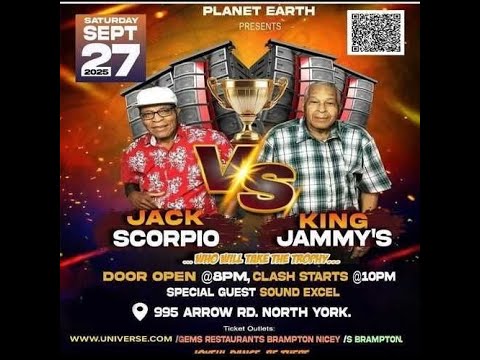 KING JAMMY'S VS JACK SCORPIO | SOUND CLASH | 27.09.2025
