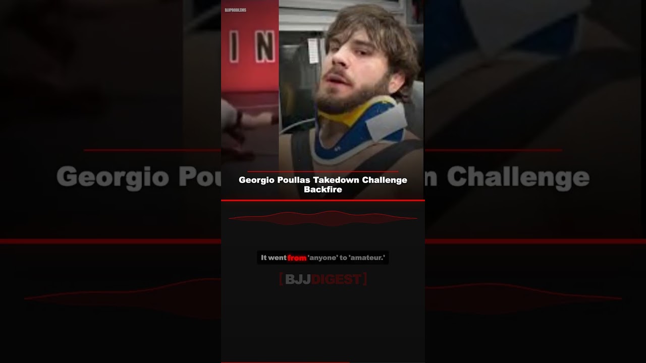 Georgio Poullas' Takedown Challenge Backfires #Shorts