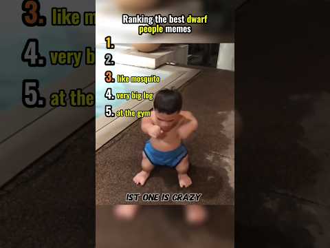 Ranking the best dwarf people memes 😂 #funny #shortperson #youtubeshorts #shorts