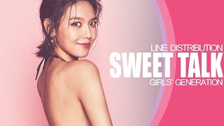 SWEET TALK - GIRLS&#39; GENERATION (LINE DISTRIBUTION)