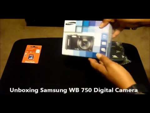 Unboxing Samsung WB 750 Digital Camera
