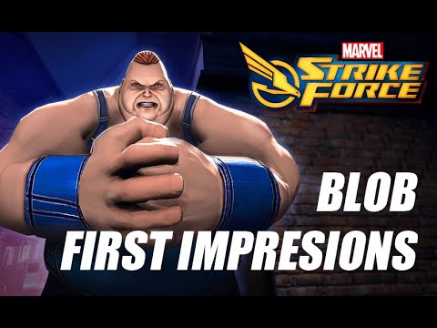 Blob Rank up, First Impressions & Gameplay (Features special guest) - Marvel Strike Force