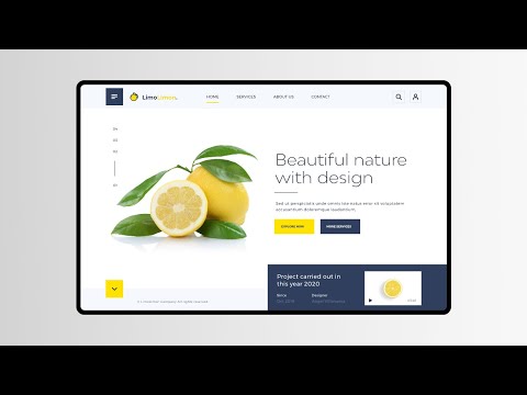 Web UI Design Adobe XD | Landing Page Design | WebDesignGeek
