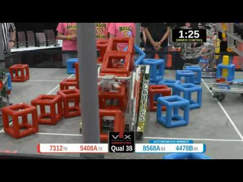 2015 VRC Sci Q38 - 7312 5408A vs 8568A 4478B - 20 to 53 - VEX Worlds 2015 - Science Division