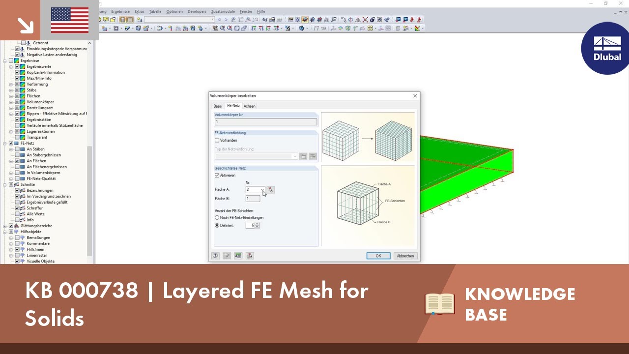 KB 000738 | Layered FE Mesh for Solids