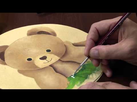 Mulher.com 20/02/2015 Luiz Poletti - Pintura ursinha na grama Parte 2/2