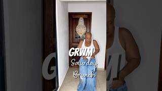 GRWM: Easy Breezy Saturday Brunch Outfit ☀️ | Over 50 #shorts #grwm