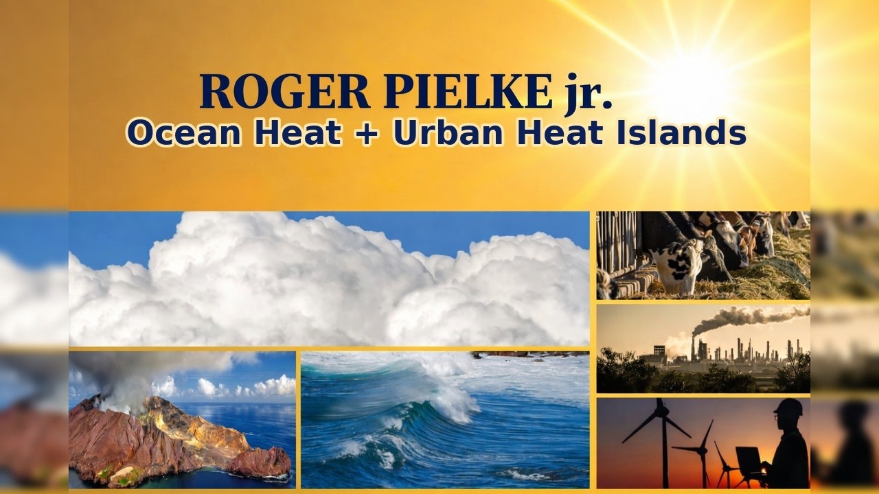 CO₂, Warming, and Ocean Heat: Plus Urban Heat Islands | Roger Pielke Jr