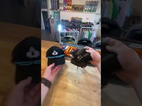 Lifetime warranty in action…this hat was pretty thrashed 😳😅