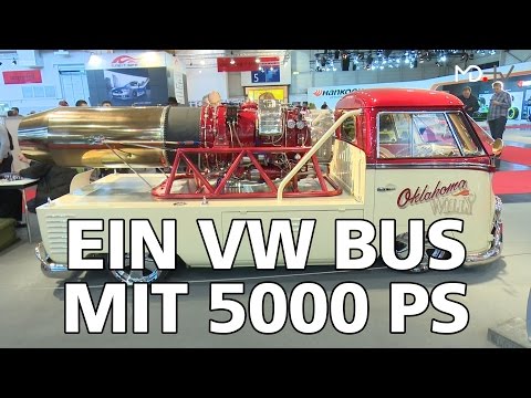 MD.MESSE SPEZIAL Essen Motor Show 2016 - Ein VW Bus mit 5.000 PS
