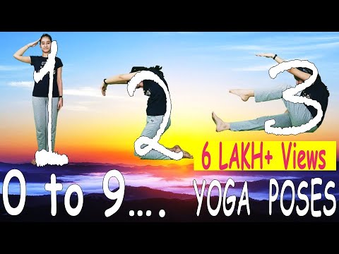Number Yoga I 0 to 9 I YOGA for Kids I Number Poses I Happy international yoga day | easy yoga