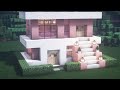Minecraft 🌺how to build a survival starter house tutorial #113