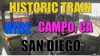 preview picture of video 'Campo Historic Train Ride'