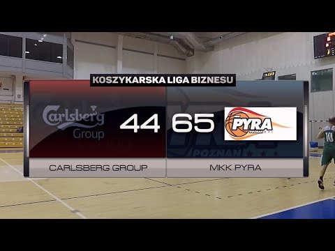 Carlsberg Group vs MKK Pyra - XI kolejka - I Liga Poznań - Koszykarska Liga Biznesu