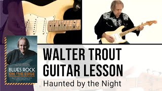 🎸 Walter Trout Guitar Lesson - Haunted by the Night: Solo Overview - TrueFire