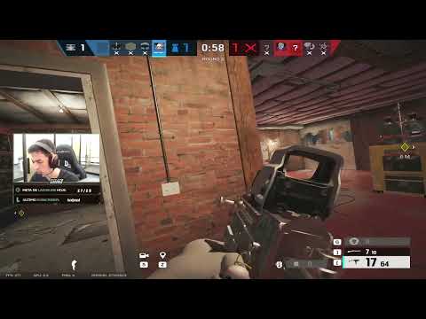 CLUTCH 1V4 INSANO DO LAGONIS CONTRA O SUPERASTRO - MELHORES MOMENTOS RAINBOW SIX SIEGE