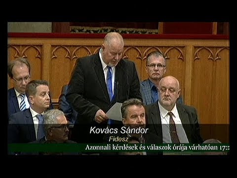 Kovács Sándor azonnali kérdése és Völner Pál válasza