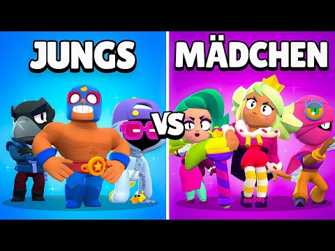 🎀MÄDCHEN vs JUNGS🙍‍♂️ in BRAWL STARS! (Wer ist besser?)