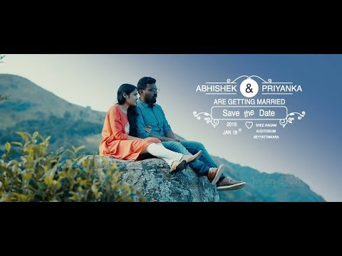 Save the Date - Abhishek + Priyanka