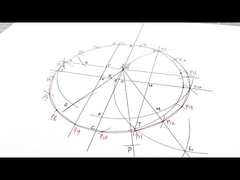 Constructing a Heptadecagon(17-sided polygon) inside a circle (Step-by-Step drawing 17-gon)