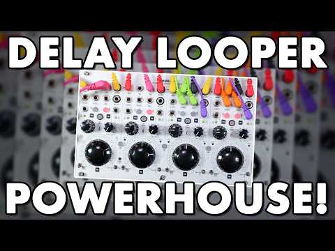 Powerhouse Eurorack Quad Delay & Looping // 3 Patches with Samarkanda from XAOC Devices