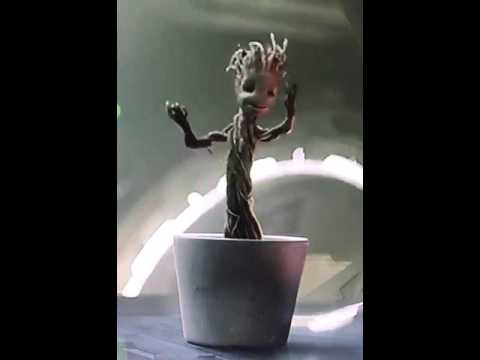 Baby Groot dancing