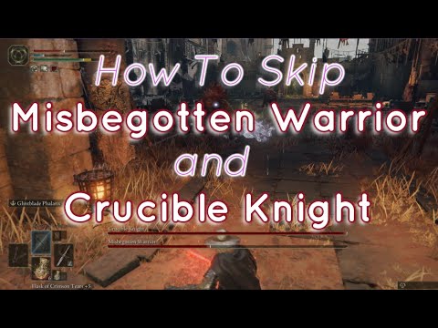 Elden Ring How To SKIP Misbegotten Warrior and Crucible Knight Guide | Blaidd quest | BOSS SKIP