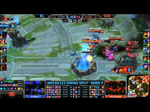Incredible EL Throw - EL vs GIA Game 1 (EU LCS Spring 2015)
