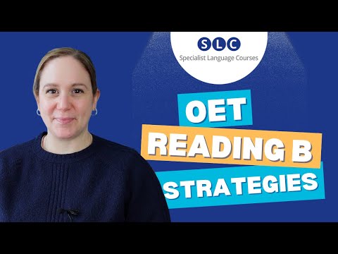 Top tips for passing OET READING PART B