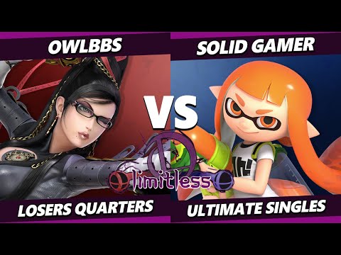 Limitless 1 Top 8 - OwlBBs (Bayonetta) Vs. Solid Gamer (Inkling) SSBU Ultimate Tournament